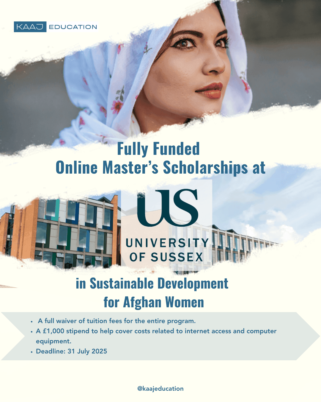 Master’s scholarships in Sustainable Development for Afghan women